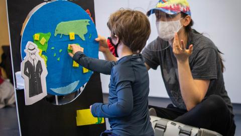 MIT toy playtesting w poster