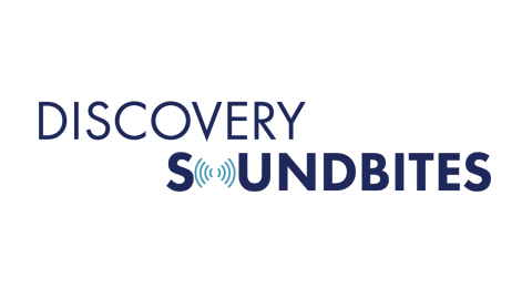 word mark that says Discovery Soundbites