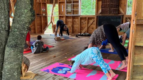 treehouse yoga