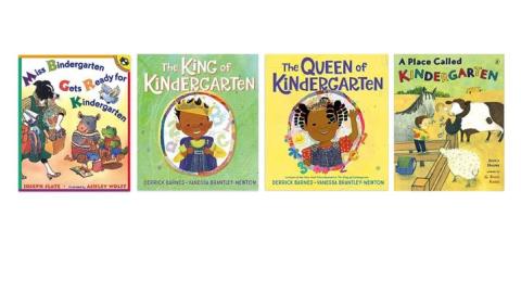 4 covers of Kindergarten books