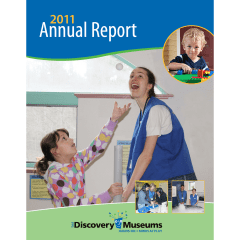 report cover that says "2011 Annual Report"