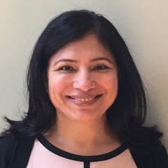 a headshot photo of Vibha Oza