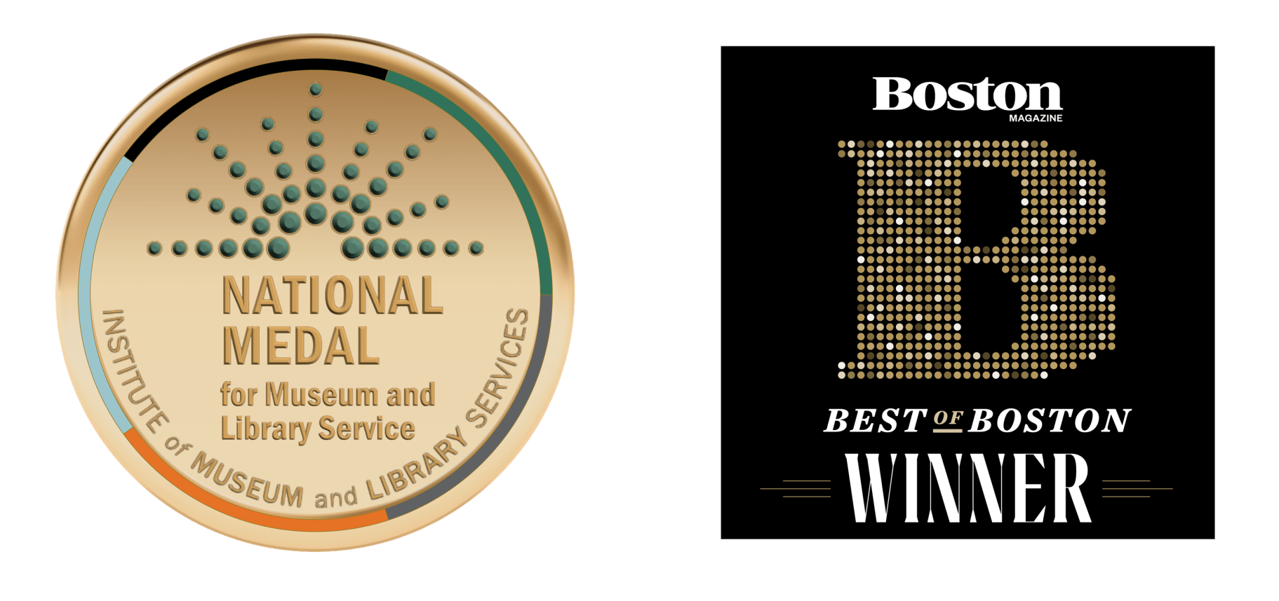two award icons, side-by-side